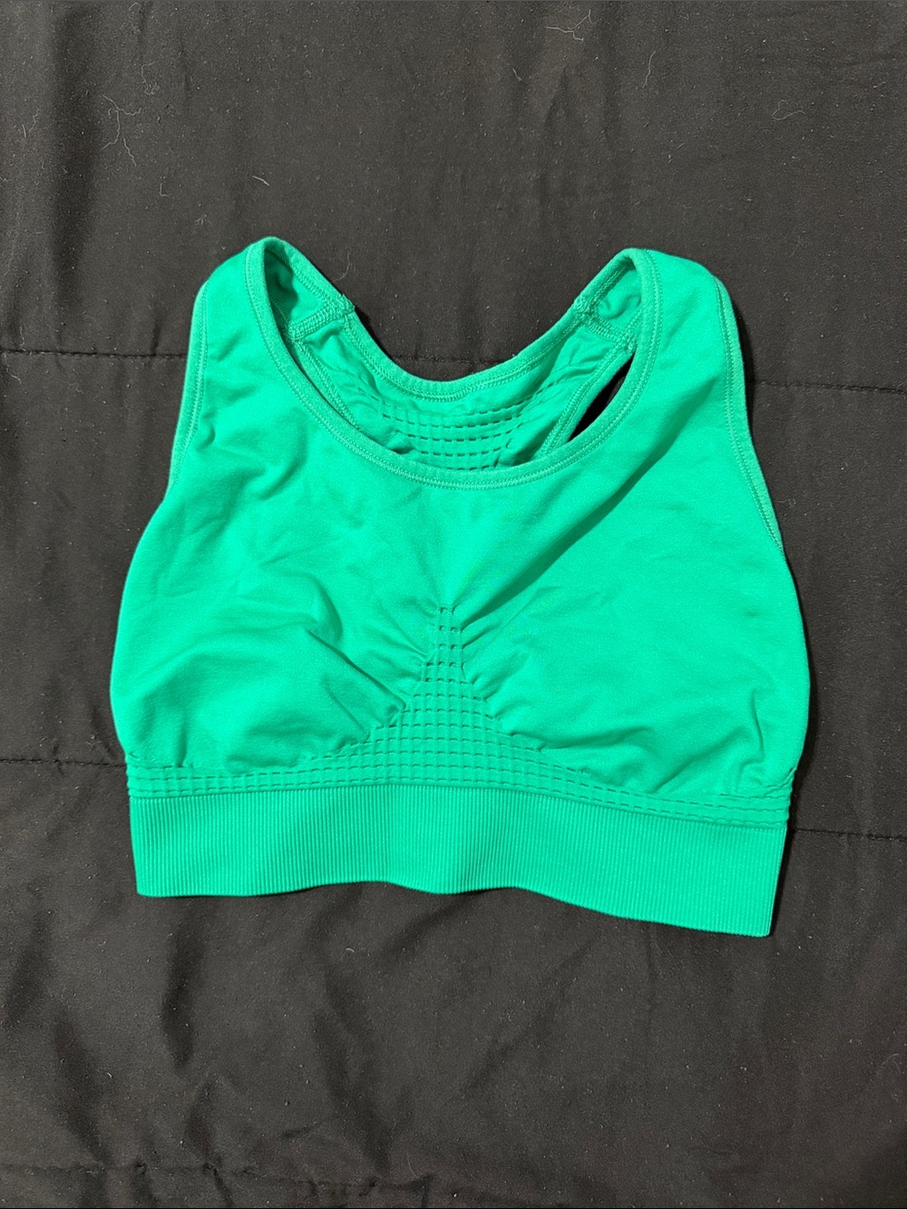 Sweaty Betty Vibrant Teal High-Neck Seamless Sports Bra